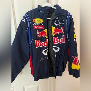 Red Bull Embroidered Racing / Biker Jacket